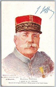 France WWI Red Cross c1915 Postcard Marshal Joffre by Boucher