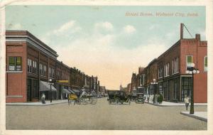 Vintage Postcard Street Scene Webster City IA Hamilton County Posted