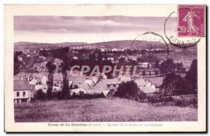 Old Postcard Camp of Courtine Headquarters barracks and general view