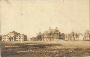 PC CPA US, IL, EVANSTON, NORTHWESTERN UNI, VINTAGE REAL PHOTO POSTCARD (b6756)