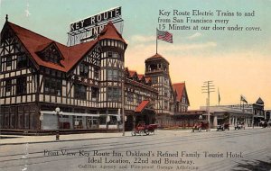 Front View Key Route Inn Oakland's Refined Family Tourist Hotel Oakland Calif...