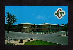 FL Motel 6 Six St Petersburg Florida Postcard pool Carte Postale