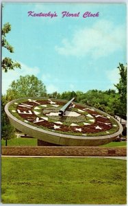 Postcard - Kentucky's Floral Clock - Frankfort, Kentucky