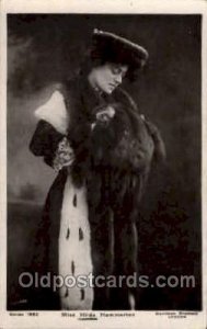 Miss Hilda Hammerton Theater 1908 light corner and edge wear, postal used 1911?