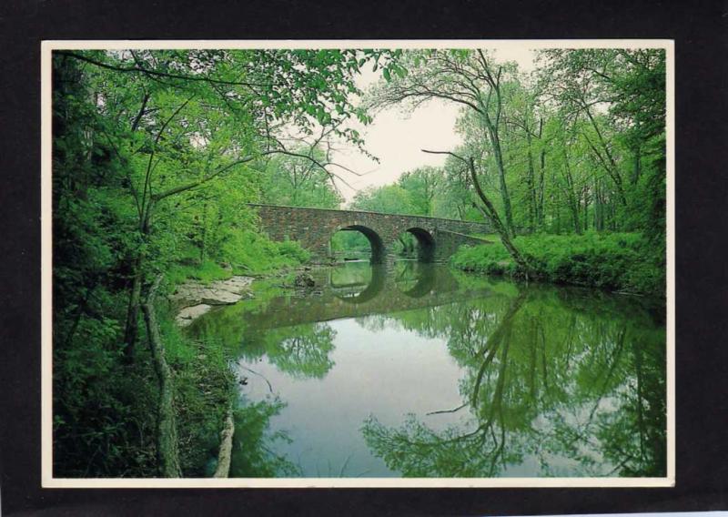 VA Stone Bridge Manassas Battlefield Civil War Warrenton Pike Virginia Postcard