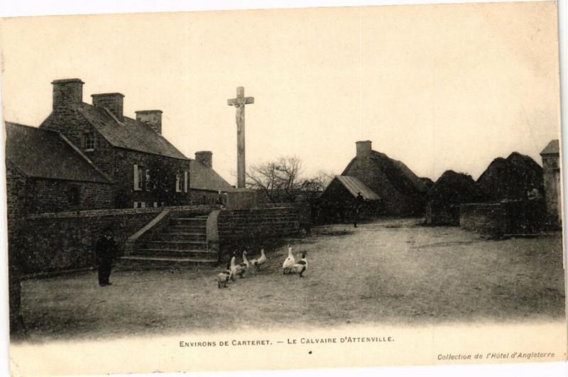 CPA Env. de CARTERET - Le Calvaire d'Attenville (246008)