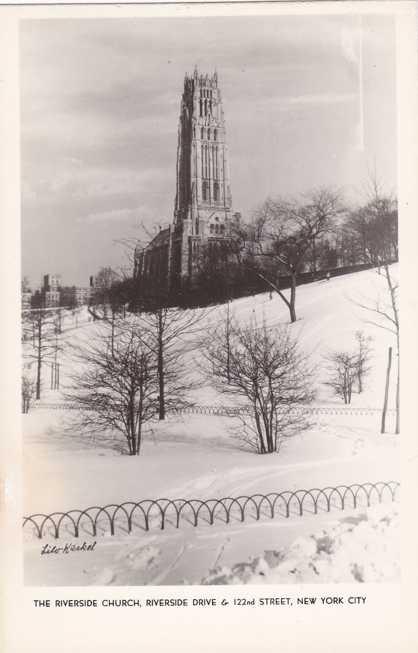 RPPC Riverside Church on Riverside Drive - New York City