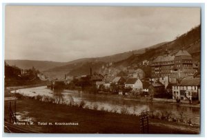 c1920's Krankenhaus (Hospital) Altena I.W. Germany RPPC Photo Postcard