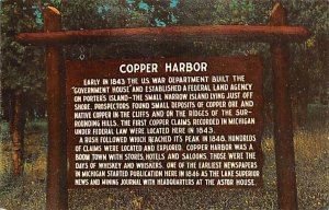 Copper Harbor The U.S. War Department  - Upper Peninsula, Michigan MI