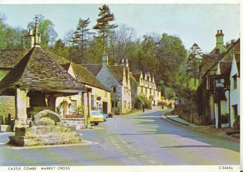 Wiltshire Postcard - Castle Combe - Market Cross - Ref TZ8616