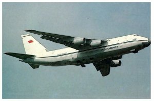 Aeroflot Antonov An 124 Condor at Paris Air Show 1985 Airplane Postcard