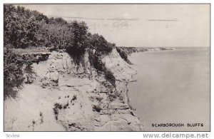 RP; Bird's Eye View, Scarborough Bluffs, Yorkshire, England, United Kingdom, ...