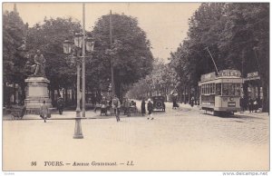 TOURS, Indre Et Loire, France, 1900-1910´s; Avenue Grammont