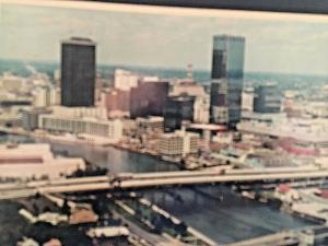 Postcard Aerial View of Tampa , FL  and Skyline     4 x 6   W4