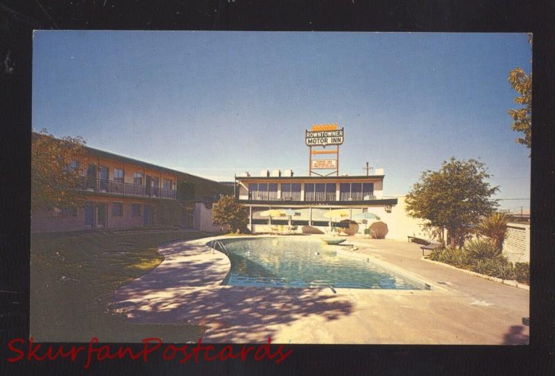 OKLAHOMA CITY OKLAHOMA DOWNTOWNER MOTOR INN ROUTE 66 VINTAGE POSTCARD