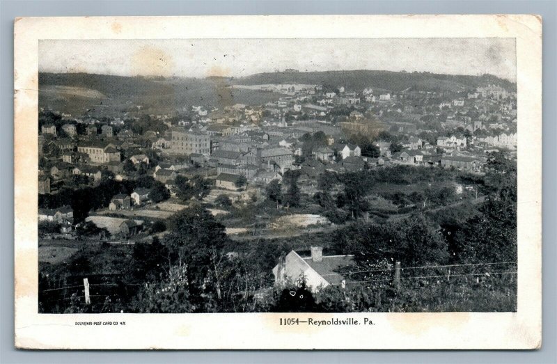 REYNOLDSVILLE PA ANTIQUE POSTCARD