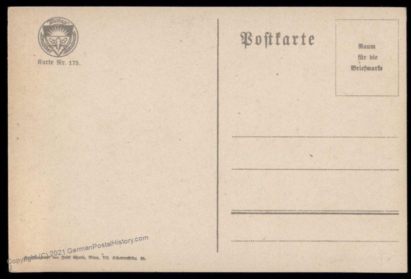 Austria Krems aD WWI German Unification DSV Patriotic Postcard UNUSED 98830