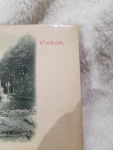 Antique Postcard, Wiesbaden, Kurhausanlagen