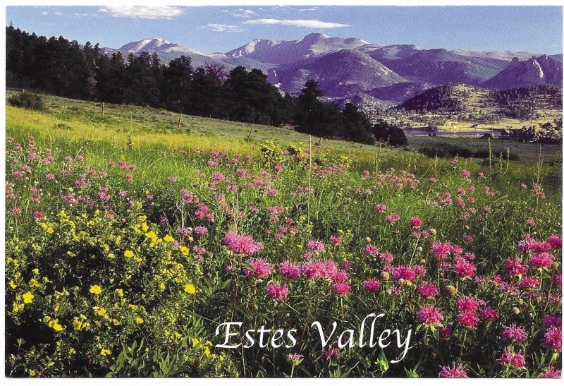 US Colorado Unused. Estes Valley.   Beautiful.