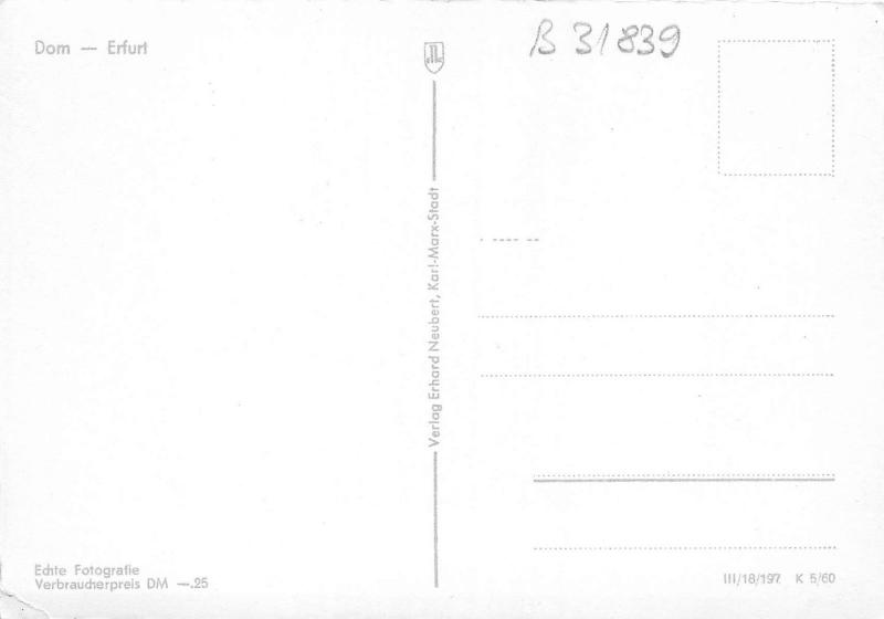 B31839 Dom Erfurt  germany