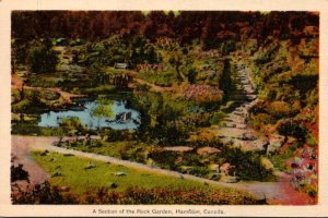 Canada Hamilton A Section Of The Rock Garden 1945