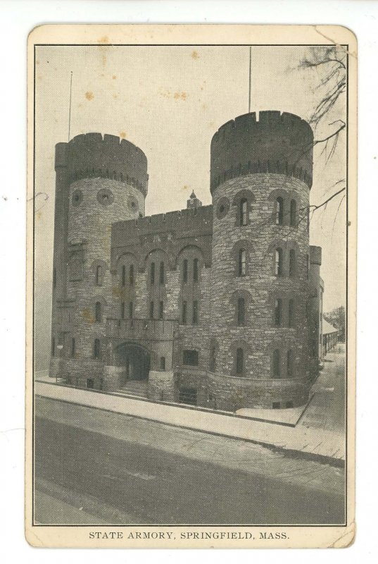 MA - Springfield. State Armory  (corner wear)