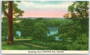 M-13876 Greetings from Capstick Nova Scotia Canada