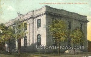 Government Building Post Office - Waterloo, Iowa IA  