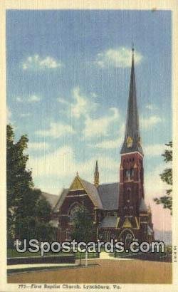 First Baptist Church - Lynchburg, Virginia