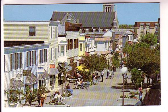 Shoppers at Washington Street Mall, Cape May, New Jersey