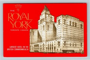 Toronto, CA-Canada, New Royal York Hotel, Advertising, Chrome Postcard 
