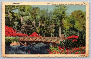 Vintage Alabama Postcard -  Bellingrath Gardens   Mobile
