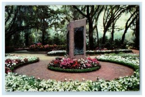 c1950s The Monolith in Center, Bellingrath Gardens Mobile Alabama AL Postcard 