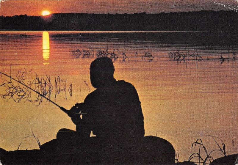 BR102750 fishing sport peche  by night kasaba bay zambia africa 