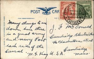 Balboa Panama Canal Zone Army and Navy YMCA Vintage Postcard