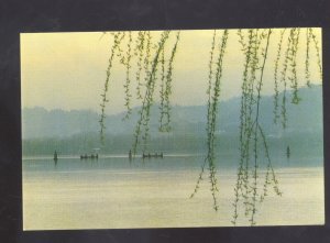 ZHEJIANG CHINA THREE PILLARS MIRRORING THE MOON CHINESE POSTCARD