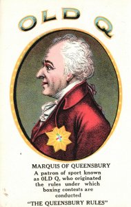 Vintage Postcard Marquis Of Queensbury A Patron Of Sport Known As Old Q