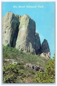 c1950's Big Bend National Park Casa Grande Peak Chicos Mountain Texas Postcard 