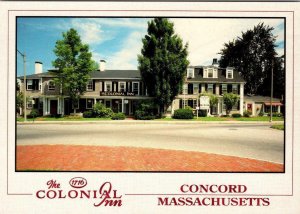 Concord, MA Massachusetts  COLONIAL INN  Roadside Hotel/Motel  4X6 Postcard