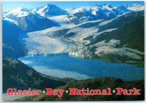 Postcard - Aerial view of Glacier Bay National Park, Alaska