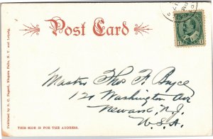 Postcard NY Niagara Falls - General View