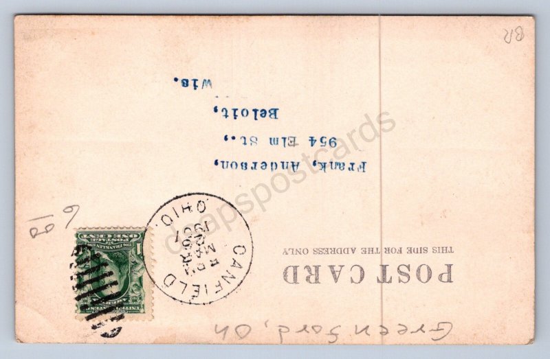 J87/ Greenford Ohio RPPC Postcard c1910 Buckeye Pumping Station  1646