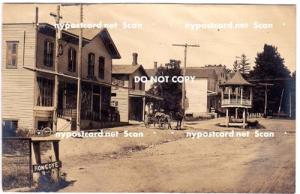 RPPC, Street Scene, Honeoye NY