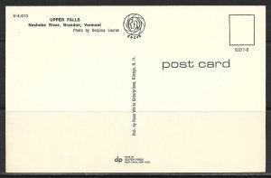 Vermont, Brandon - Neshoba River - Upper Falls - [VT-047]