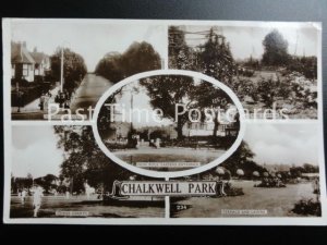 Southend on Sea CHALKWELL PARK Multiview Chalkwell Ave & Tennis Courts Old RP PC