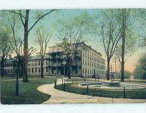 Divided-Back SANITARIUM BUILDING Finger Lakes - Geneva New York NY hk7890