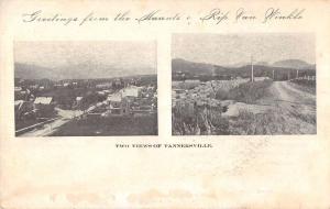 Tannersville New York  Scenic City Multiview Antique Postcard K89707