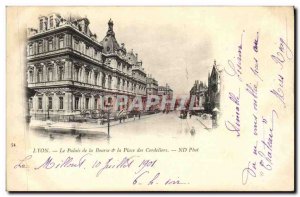 Old Postcard Lyon Stock Exchange Palace Place des Cordeliers