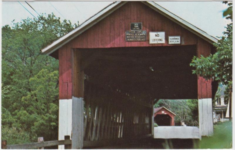 Vermont  North Field  Twins Covered Bridges