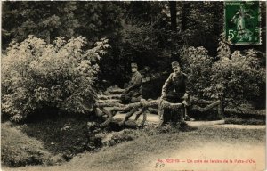 CPA REIMS - Un coin du Jardin de la Patte-d'Oie (490594)